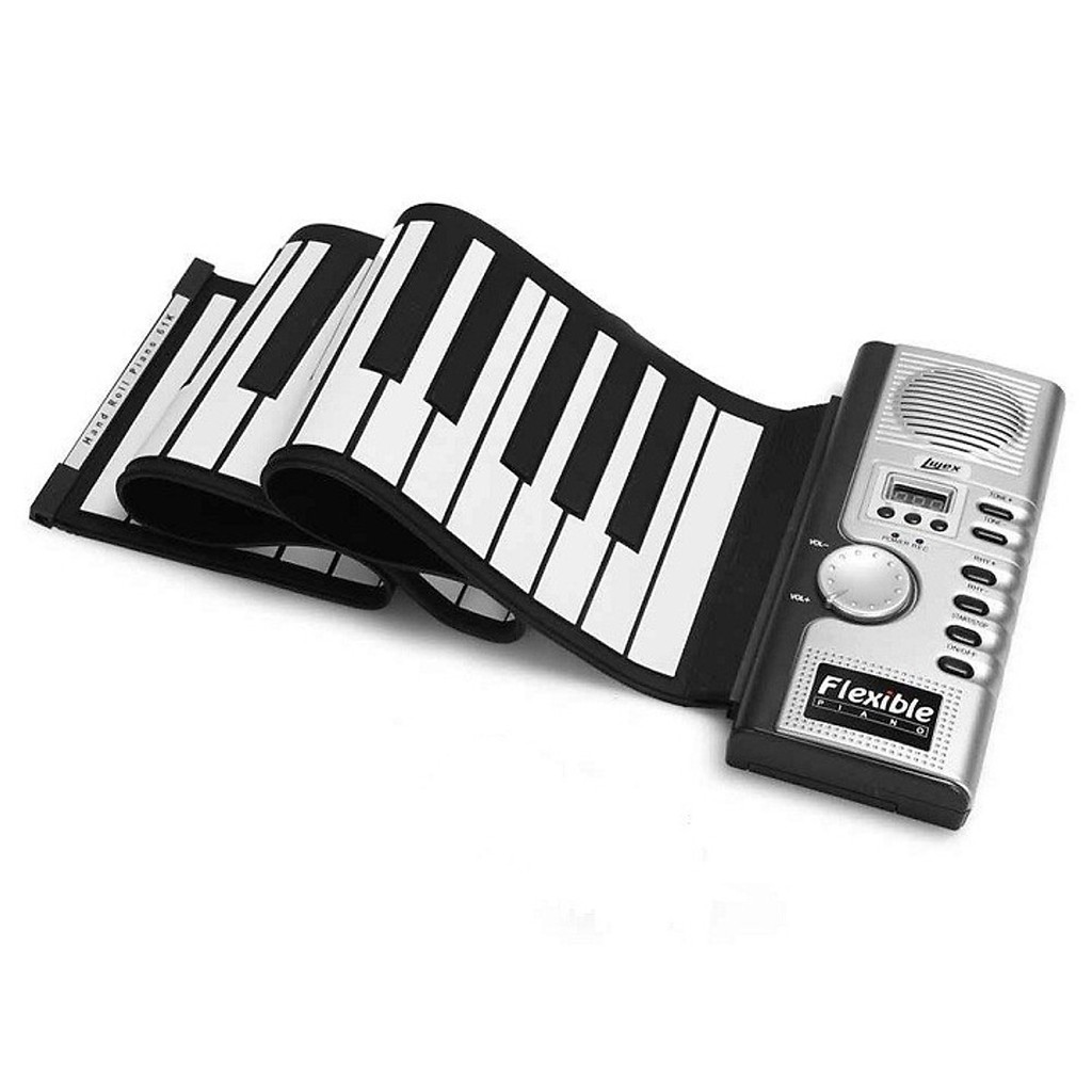 Đèn piano cuộn 61 phím với âm chuẩn  nhẹ dành cho những người mới tập chơi 