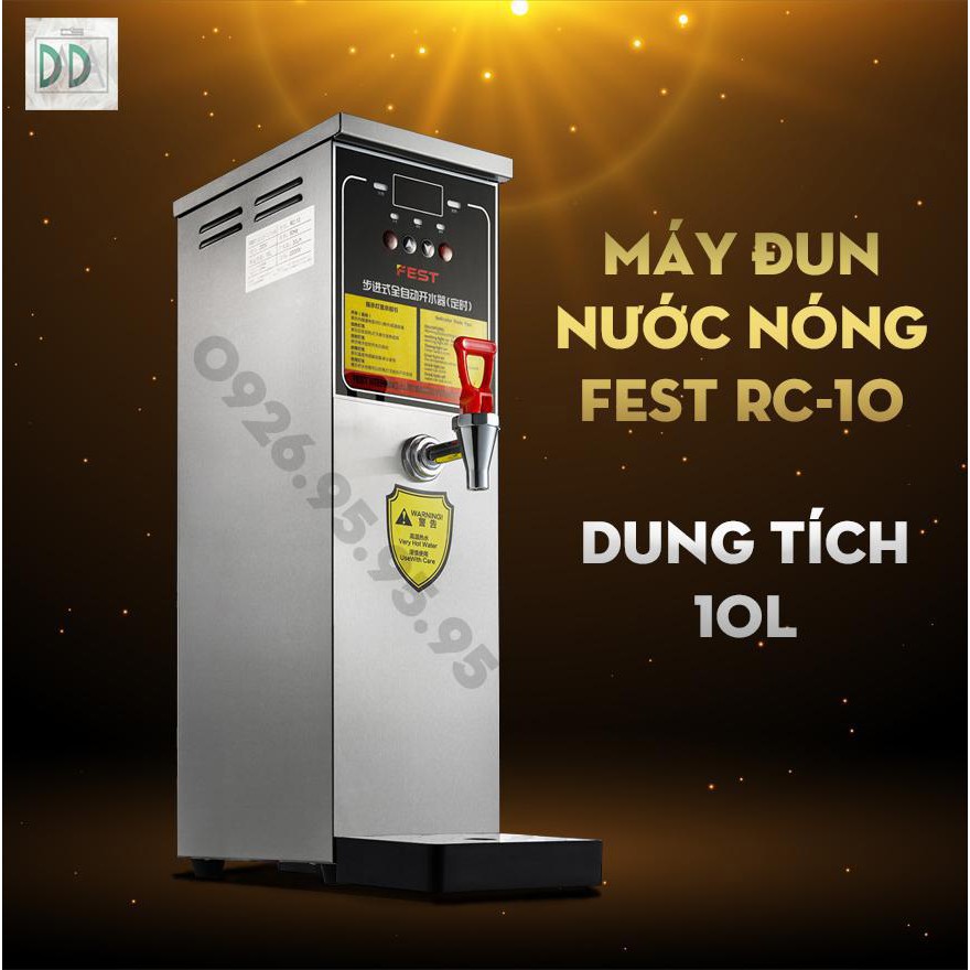 Máy cây đun nước nóng tự động cấp SIÊU TỐC FEST RC10 CHÍNH HÃNG - Thiết bị máy móc pha chế