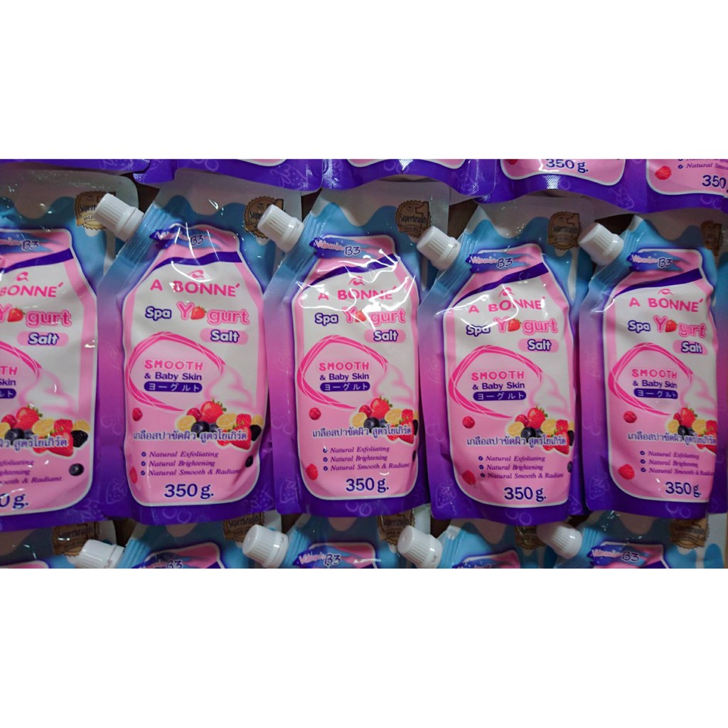 Muối tắm A Bonne Thái Lan có vòi 350g (sữa bò, yogurt trái cây, chanh) | BigBuy360 - bigbuy360.vn