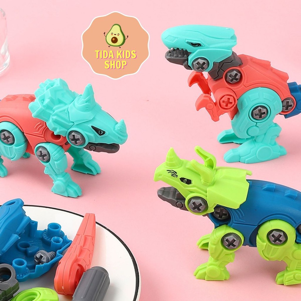 Đồ Chơi Khủng Long Cho Bé Cao Cấp, Đồ Chơi Lắp Ráp Trứng Khủng Long Giá Tốt ❤️ Freeship ❤️ TiDa Kids Shop