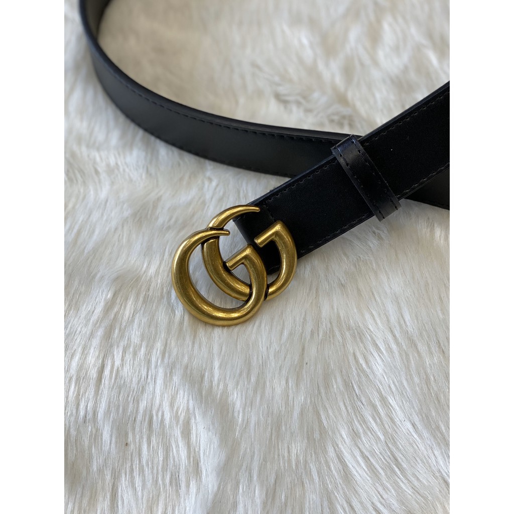 Thắt Lưng Nam Mặt Chữ GG Vàng