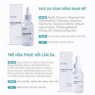 Bộ đôi dưỡng sáng trẻ hóa phục hồi da niacinamide & hyaluronic acid - ảnh sản phẩm 3