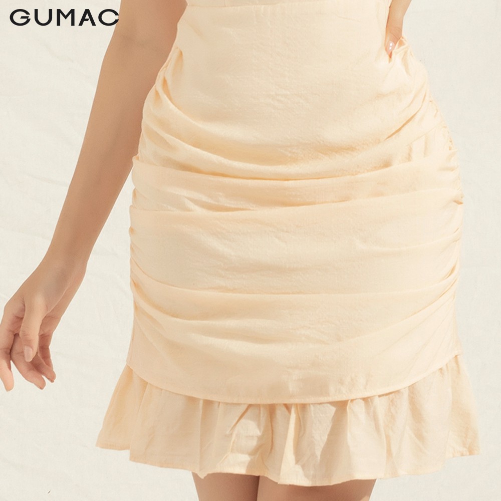 Đầm ôm nữ nhún sườn bèo DA1124 GUMAC | BigBuy360 - bigbuy360.vn