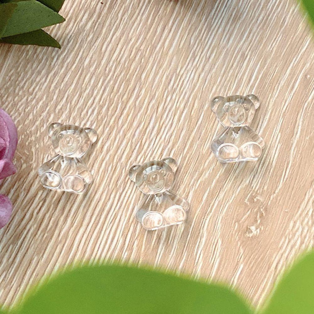 EXPEN Thẻ Màu Vẽ Móng Nghệ Thuật Trong Suốt Hình Gấu Siêu Bền Dành Cho Bạn Nữ