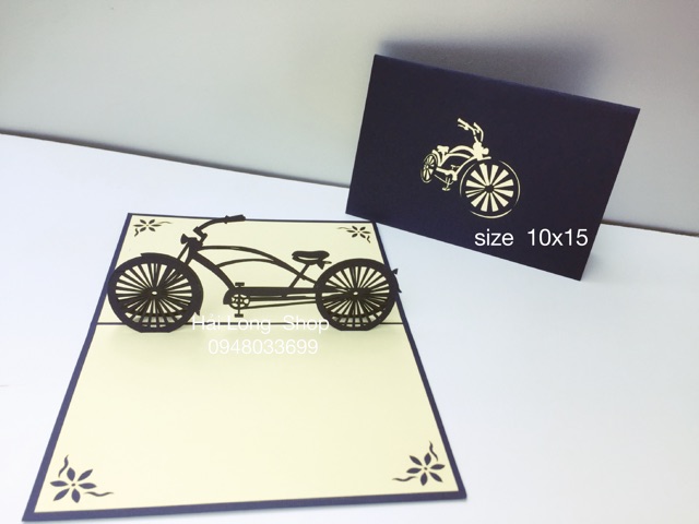 Xe Đạp 2 - Thiệp 3D | BigBuy360 - bigbuy360.vn