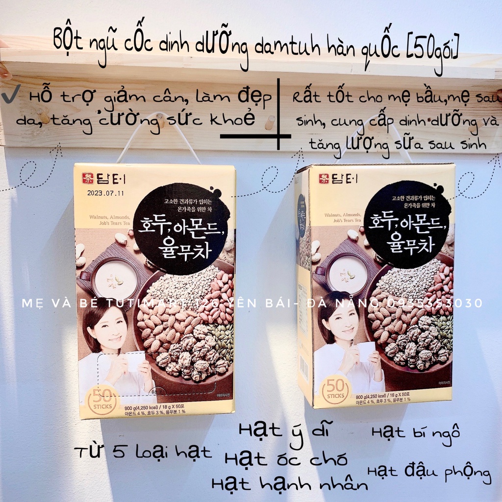 Bột ngũ cốc Damtuh Hàn Quốc 50 gói