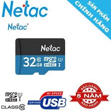 Thẻ Nhớ 32GB Netac Chuyên Dụng Cho Camera