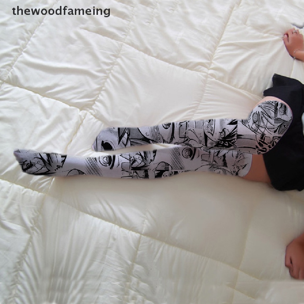 Vớ dài qua gối in hình anime lolita gợi cảm cho nữ