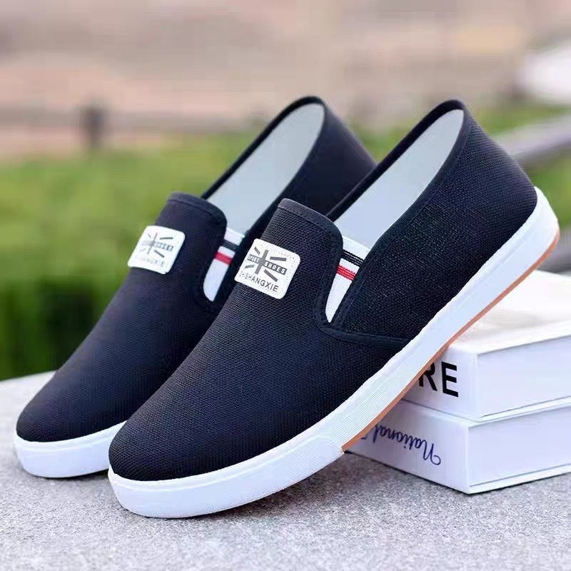 (MIỄN SHIP)Giầy lười vải nam thể thao mềm dẻo thoáng mát dễ sử dụng