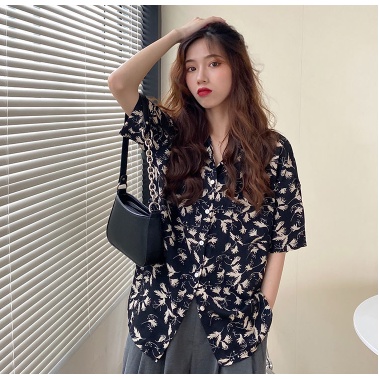 Áo Thun Mùa Hè Tay Lỡ Dáng Rộng In Họa Tiết Phong Cách Hàn Quốc Mới