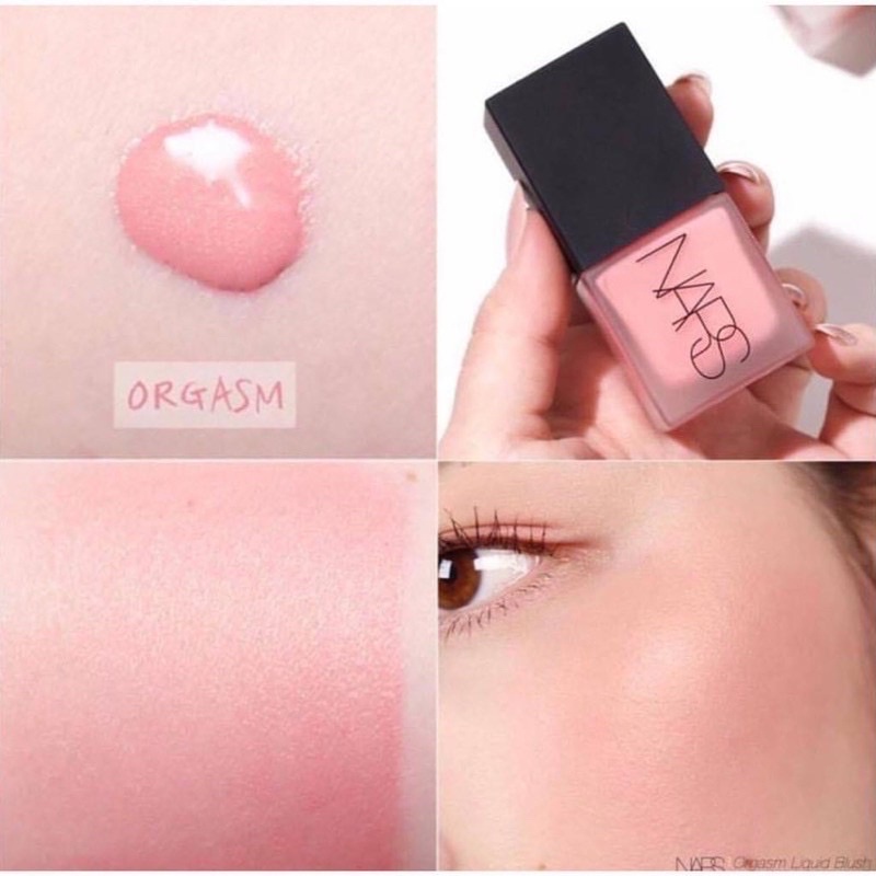 Má hồng dạng kem Nars Liquid Blush Orgasm / Torrid