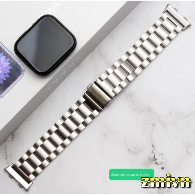 Dây đồng hồ kim loại Oppo Watch 41mm 46 mm dây đeo bằng thép không gỉ