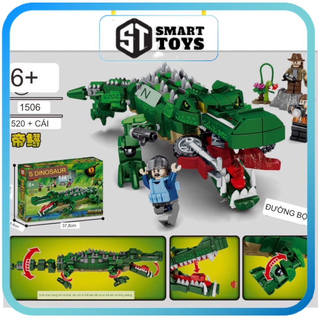 Lego khủng long, xếp hình lego độc đáo cho bé sáng tạo Smart Toy