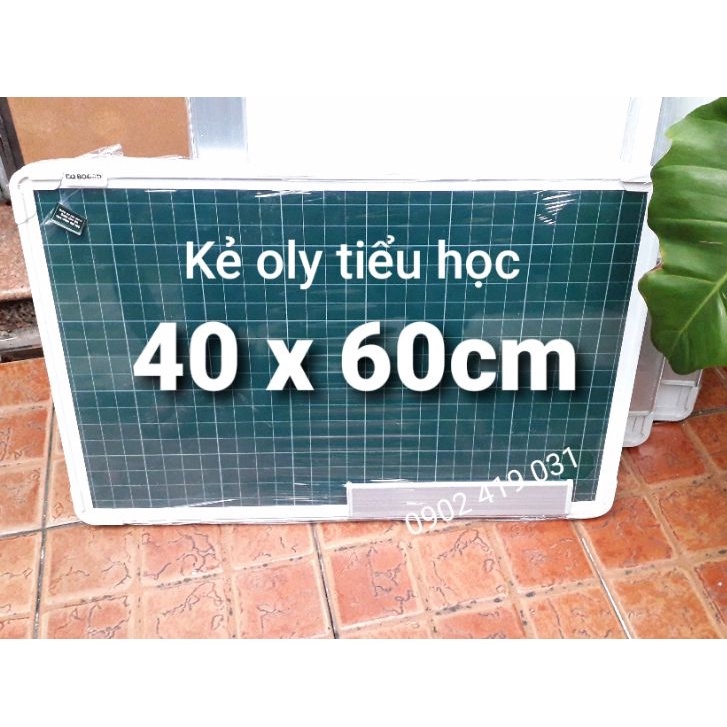 Bảng từ xanh kẻ ô ly tiểu học 40x60cm - DQ Board N10