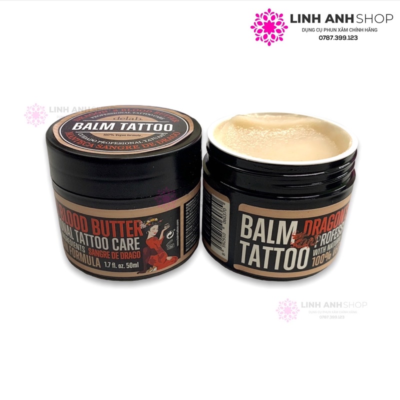 Dưỡng BALM TATTOO Huyết Rồng Mới Nhất Hàng Chuẩn Vaseline Mỹ cao cấp