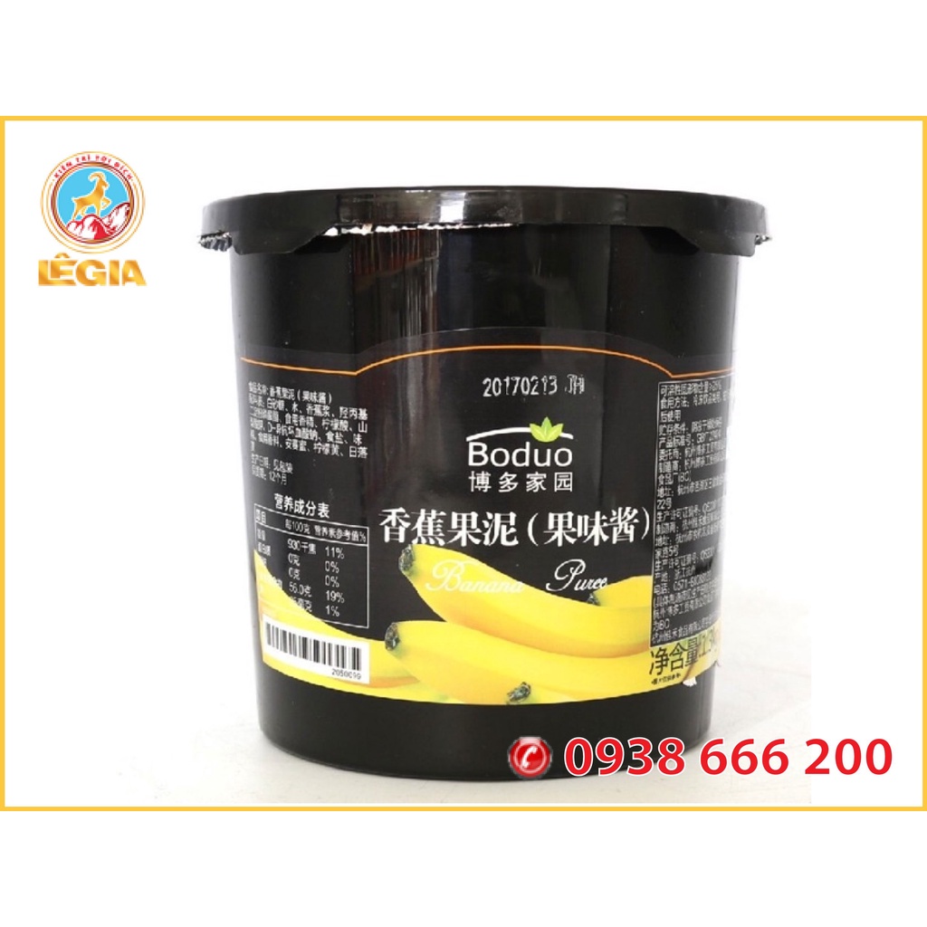 Mứt BODUO Chuối 1.3KG (BANANA PUREE JAM)