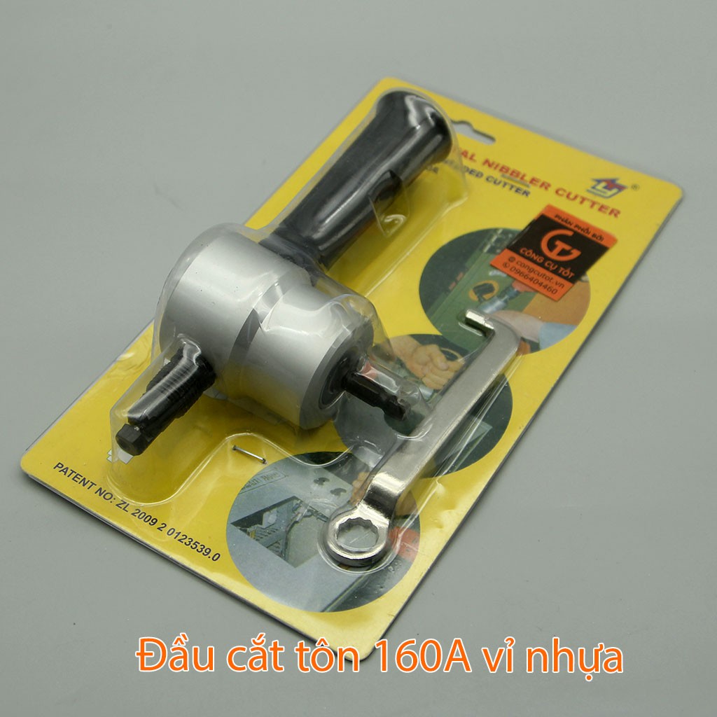 Đầu cắt tôn bằng máy khoan vỉ nhựa loại 160A