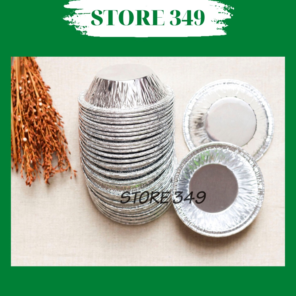 Chén Giấy Bạc Tart Trứng/ Nướng Hào 250C