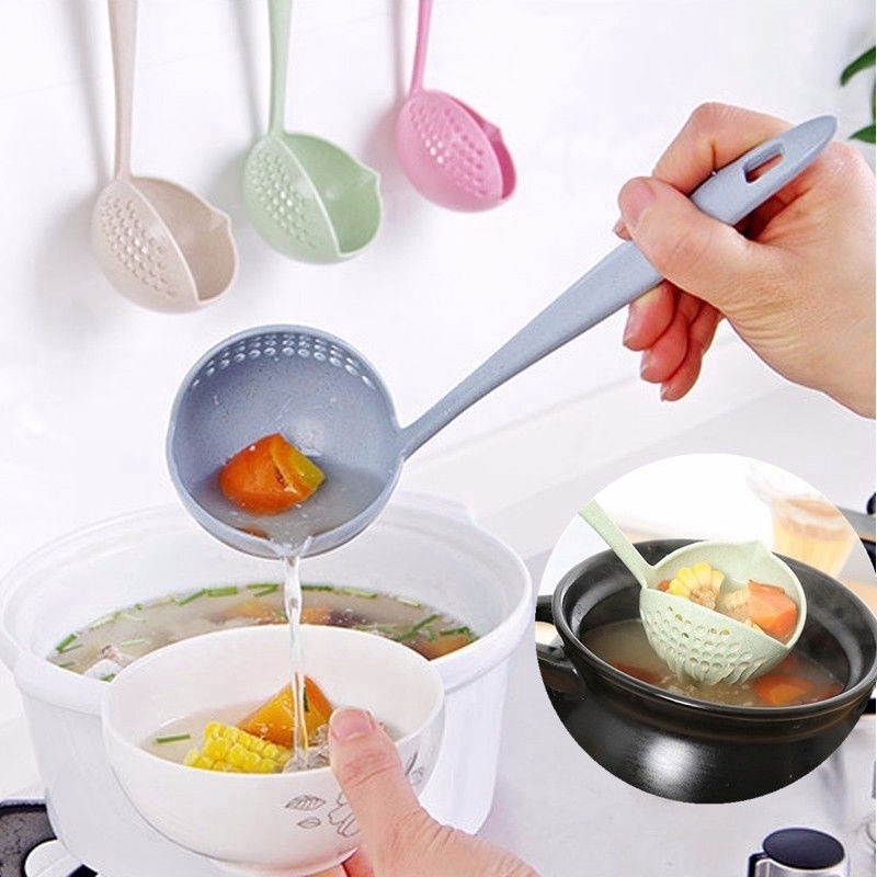 Muỗng Lọc Dầu 2 Trong 1 Đa Năng Tiện Lợi Cho Nhà Bếp