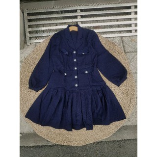 đầm vest xếp ly