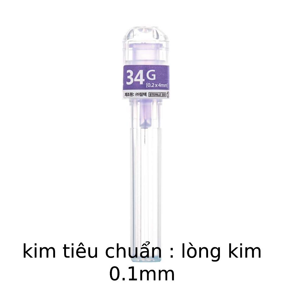 Kim tiêm Meso 34G Nanoneedle - Hãng JBP Hàn Quốc