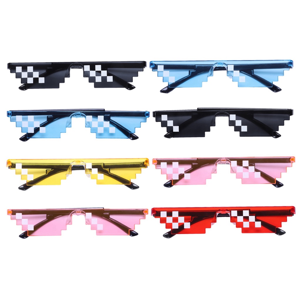 Kính Mát Thug Life Hóa Trang Nhật Bản Màu Đen