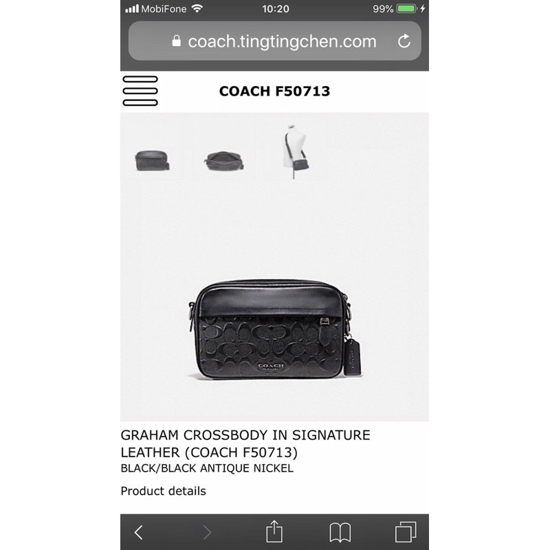 Túi đeo chéo C0ach for men