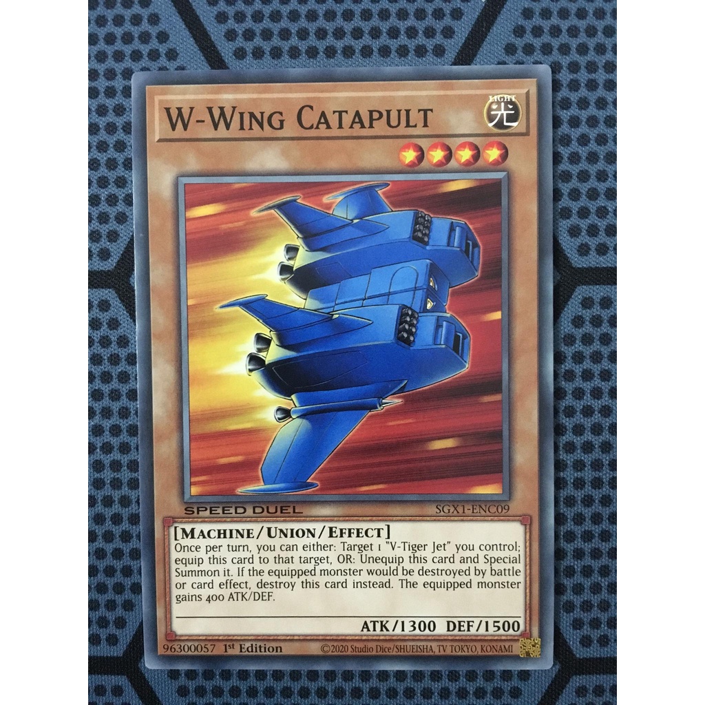 Bài yugioh speed duel - W-Wing Catapult - SGX1-ENC09 - Common 1st Edition