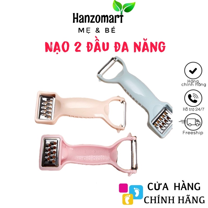 Nạo gọt bào 2in1 nhựa lúa mạch cho bé
