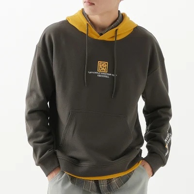 Áo Hoodie Dài Tay Có Túi Thêu Chữ Thời Trang Thu Đông Mới Cho Nam