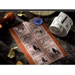 Washi dạng những con tem vintage