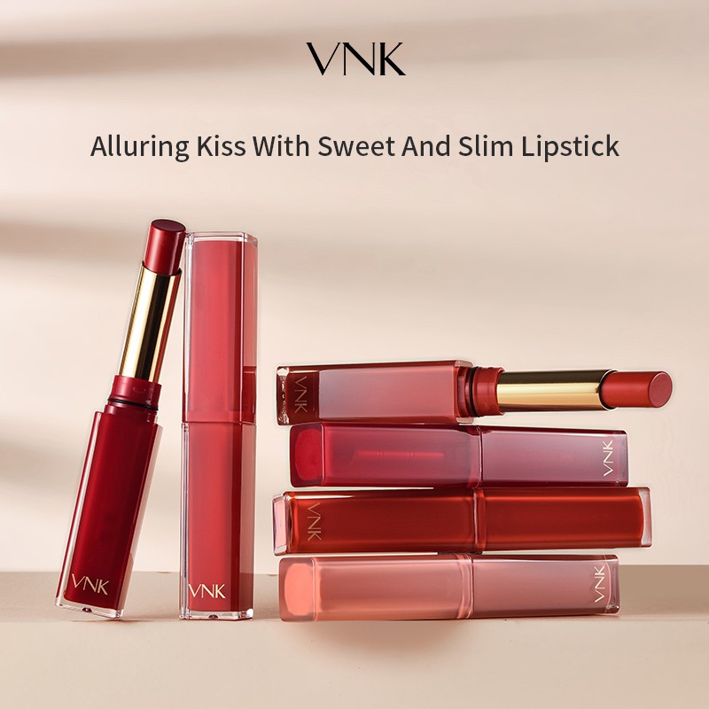 VNK Crystal Sugar Cube Matte Lipstick Water In Oil Lip Stick