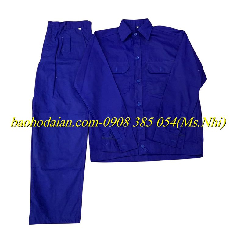 Quần áo bảo công nhân giá rẻ chất vải si thoáng mát- Hình thật