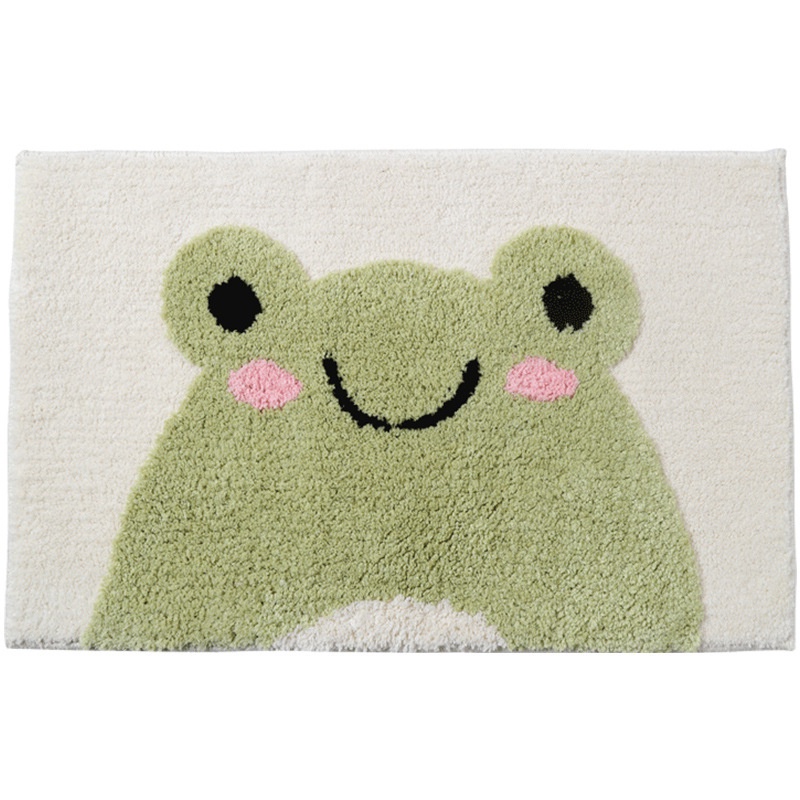 Thảm Lót Sàn Nhà Tắm Dày Thấm Hút Chống Trượt Thiết Kế Đơn Giản Phong Cách Mới