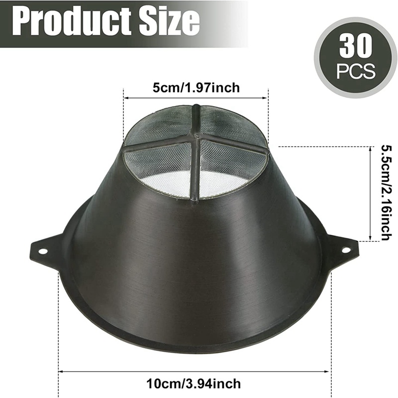 Set 30 Lưới Lọc Sơn Bằng Nhựa Nylon 100Mm Có Thể Tái Sử Dụng