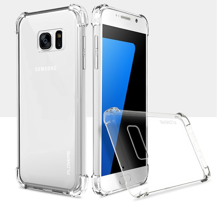 Ốp điện thoại trong suốt chất nhựa dẻo đơn giản cho Samsung Galaxy A3 A5 A7 2016 2017