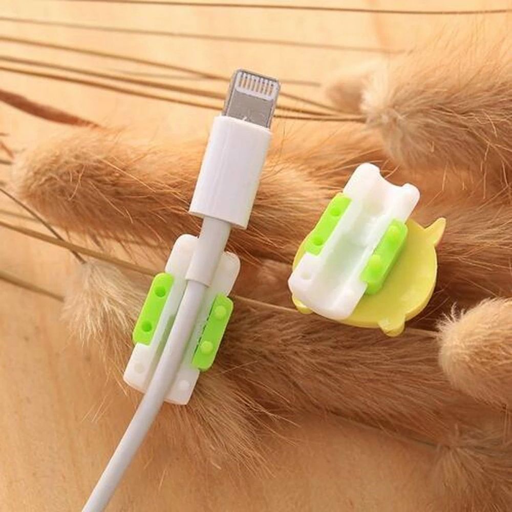 Phụ Kiện Bảo Vệ Dây Cáp Sạc Điện Thoại Iphone Hình Hoạt Hình Dễ Thương