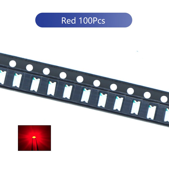Set 100 Chip Đèn Led Diode 1206 Smd Chuyên Dụng Đỏ vàng xanh xanh trắng 1206 phát sáng