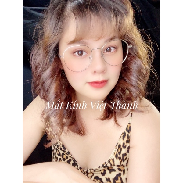 gọng kính cận thời trang giá rẻ kính cận kim loại mẫu mới 2021