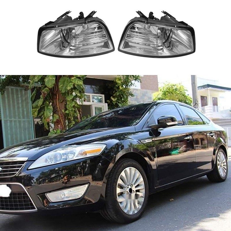 New Stock 2X Car Bumper Front Fog Lights Without Bulb for 2007-2010 Ford Mondeo