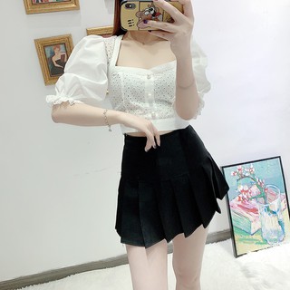 Áo sơ mi Zara cổ vuông