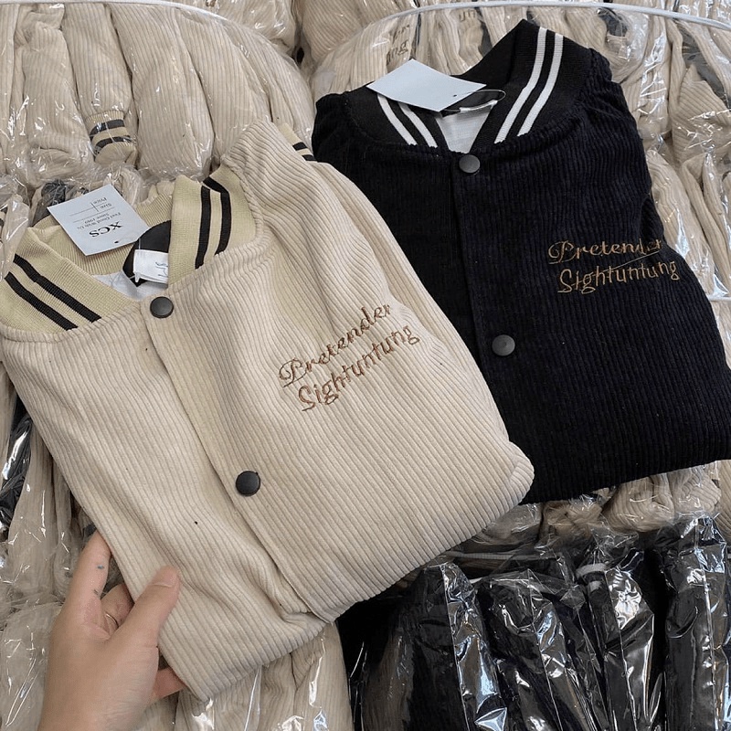 Áo Khoác Bomber Nhung Tăm Unisex [ CAM KẾT CHUẨN ĐẸP HÌNh THẬT 100% ] - ĐĂNG QUANG FASHION