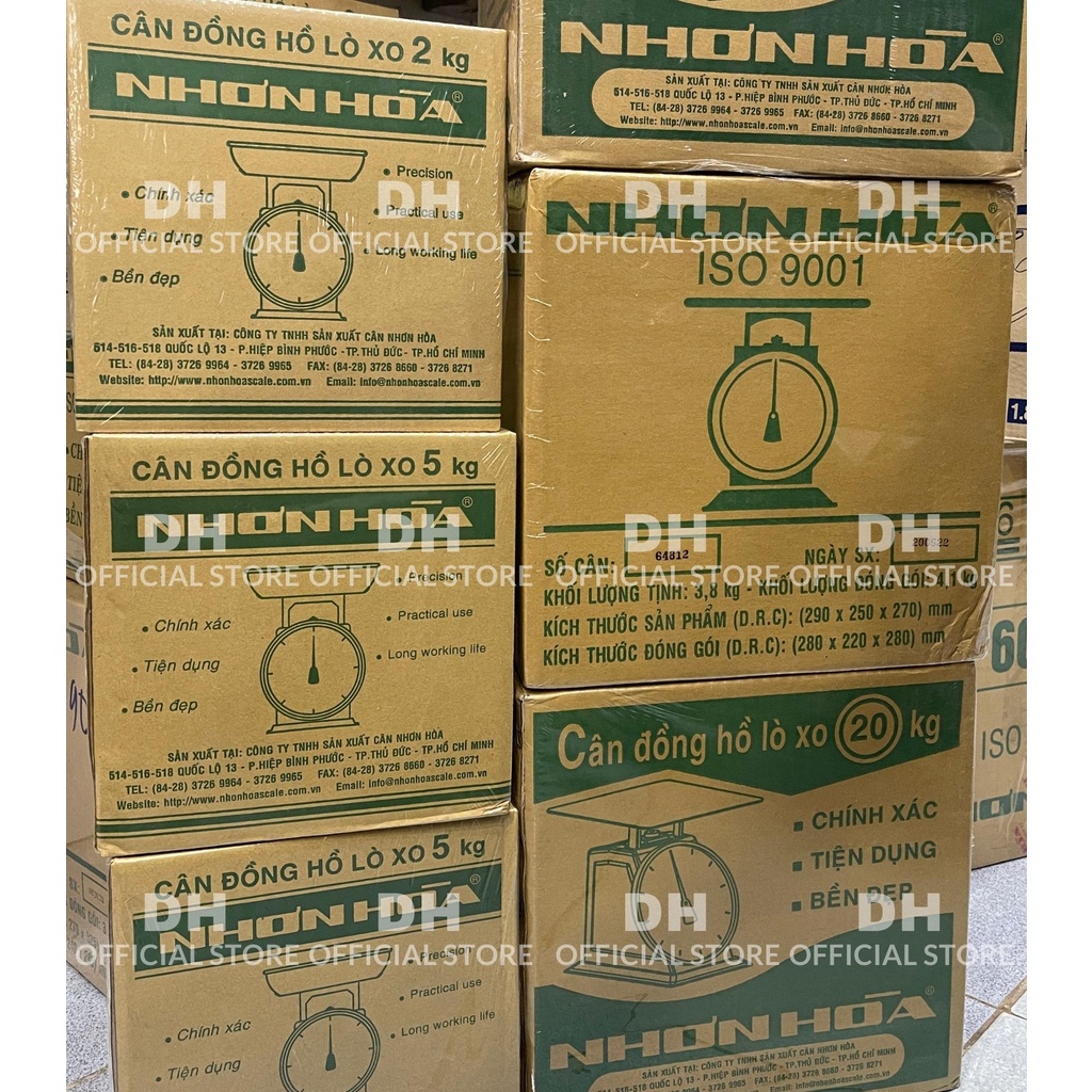Cân lò xo đồng hồ Nhơn Hòa loại từ 10kg trở lên