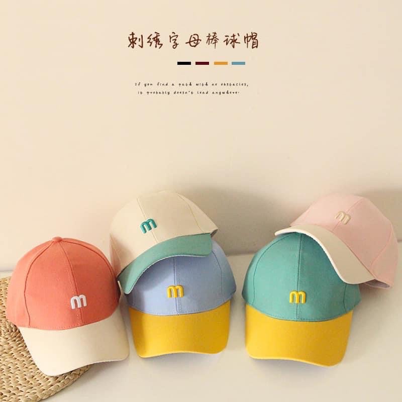 Mũ lưỡi trai chữ M 𝑭𝑹𝑬𝑬𝑺𝑯𝑰𝑷 Cứng Cáp, Dày Dặn