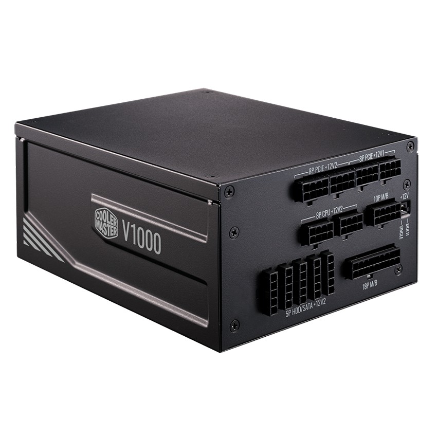 Nguồn Cooler Master V1000 1000W (80 Plus Platium Full Modular/Màu Đen)