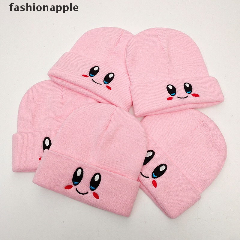 Mũ Beanie Dệt Kim Thêu Họa Tiết Xinh Xắn Cho Bé