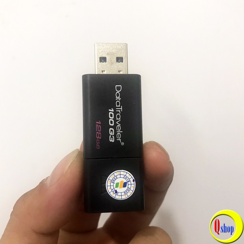USB Kingston DT100G3 128GB nắp trượt tốc độ upto 100MB/s - Chính hãng | BigBuy360 - bigbuy360.vn