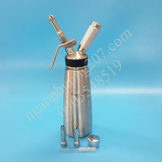 Bình xịt kem tươi 500ml inox cao cấp cream whipper