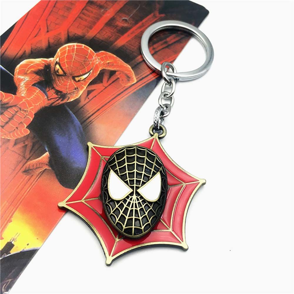Móc chìa khóa bằng kim loại họa tiết Spiderman Avengers thời trang