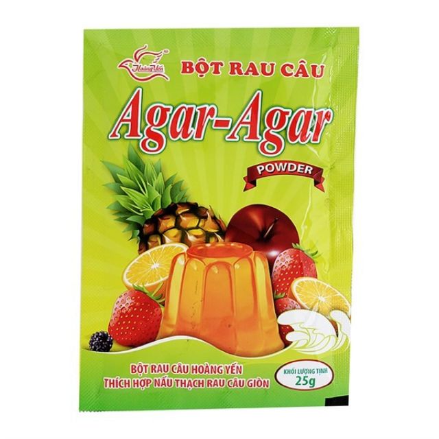 Bột rau câu giòn Agar 25g